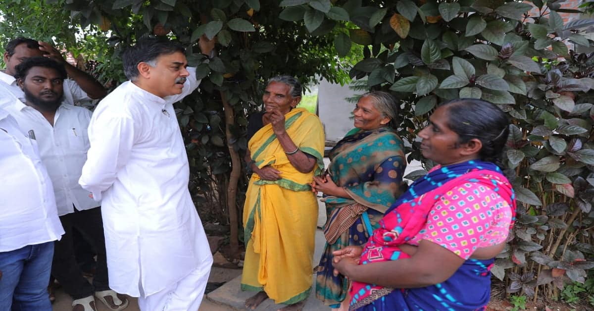 Nadendla with Villagers
