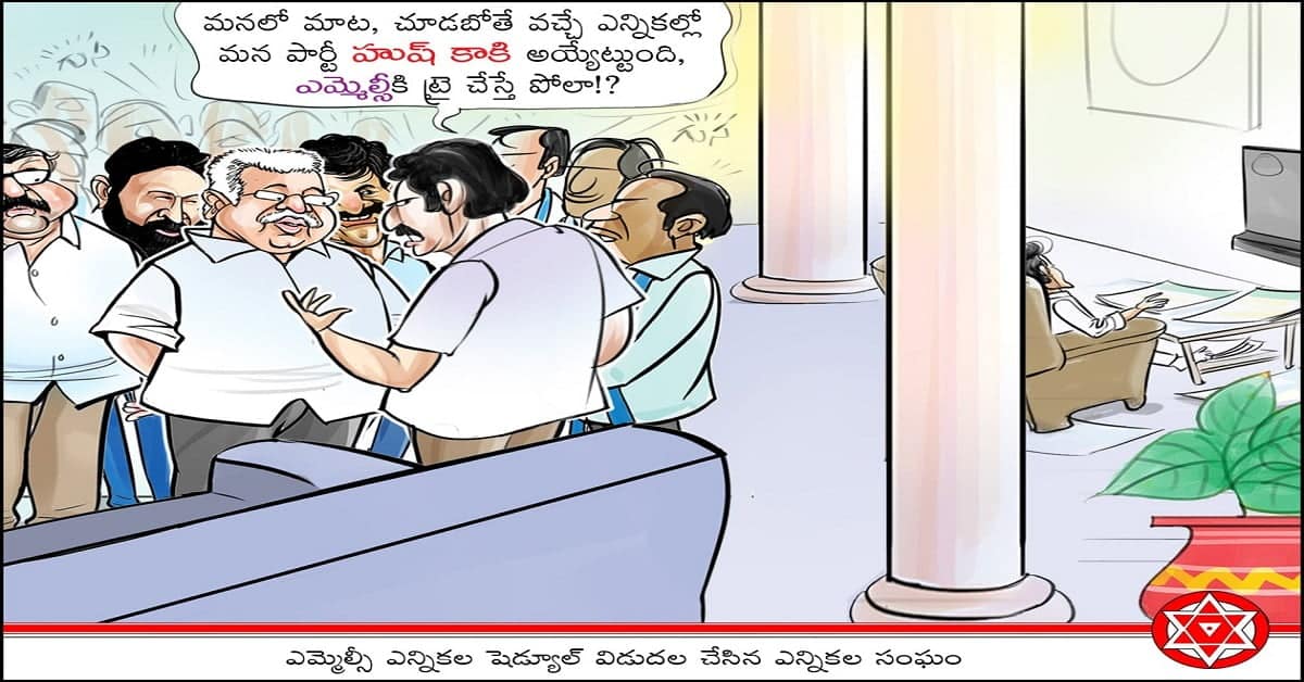 Cartoon on MLC elections